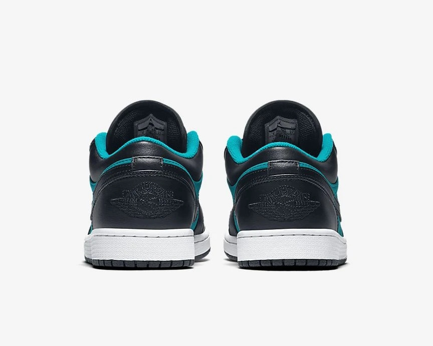 Air Jordan 1 Low LT Blue Black Green Best Price Basketball Shoes 553558 ...