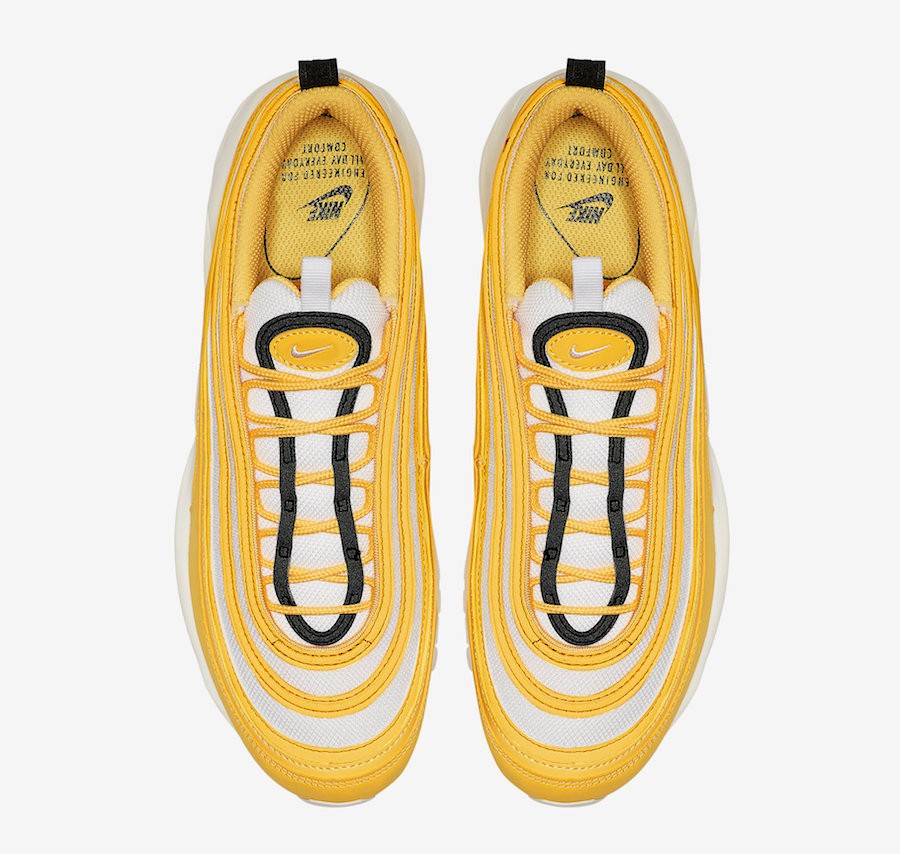 yellow and white air max 97 womens
