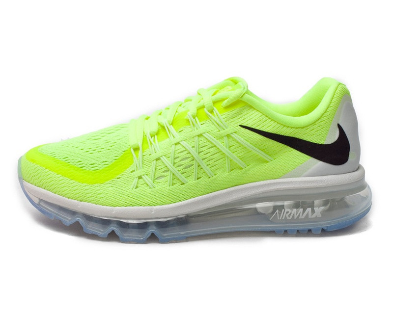 2015 Nike Air Max Authentic GS Black White Green Running Shoes 705457 ...