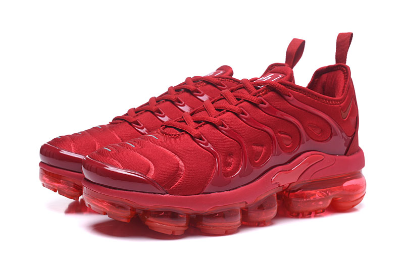 Nike Air Vapor Max Plus TN TPU Running Shoes Chinese Red All - Sepsale