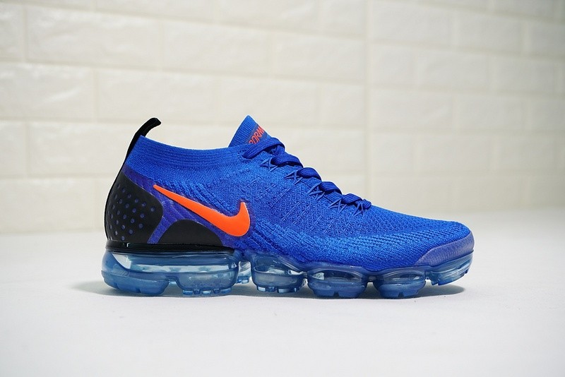 vapormax flyknit blue and black