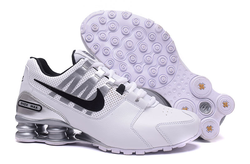 Nike Air Shox Avenue 803 white black Silver men Shoes - Sepsale