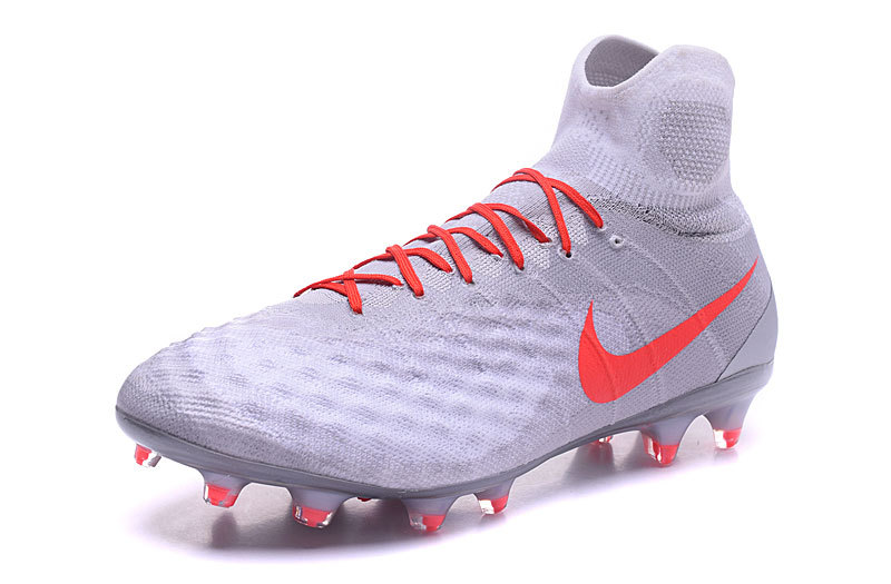 Nike Magista Obra Ii Fg Soccers Football Shoes Acc White Grey