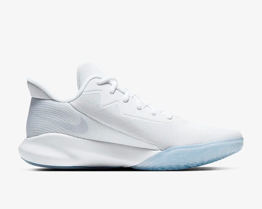Nike Precision 4 White Ice Clear Pure Platinum Basketball Shoes CK1069 ...