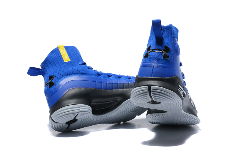 curry 4 blue and black